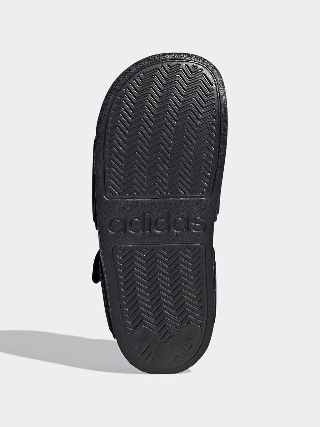 ADIDAS KIDS ADILETTE SANDAL - BLACK/WHITE