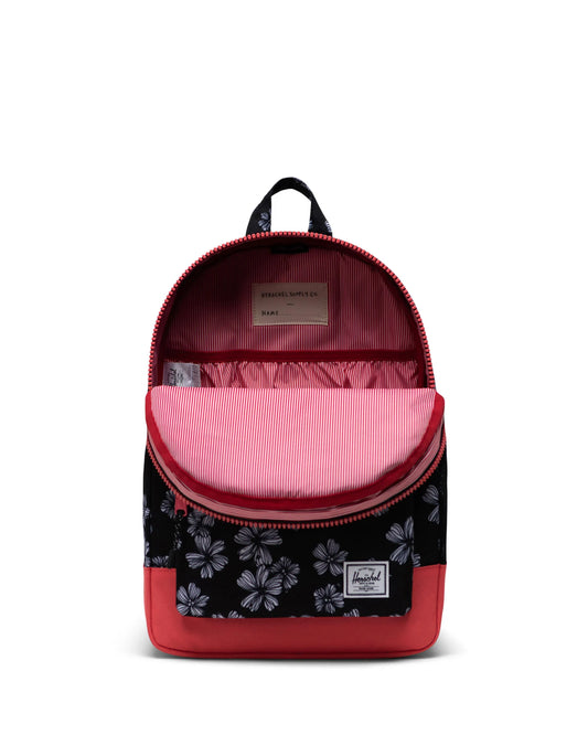 HERSCHEL HERITAGE YOUTH BACKPACK - Sketch Bloom/Calypspo Coral