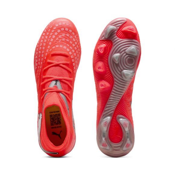 PUMA FUTURE 9 MATCH FG/AG - GLOW RED/WHITE/BLACK/SILVER