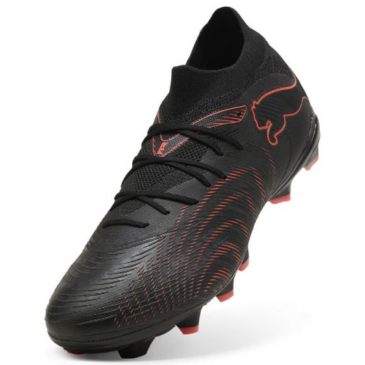PUMA FUTURE 9 MATCH FG/AG - BLACK/GLOWING RED/STRONG GRAY
