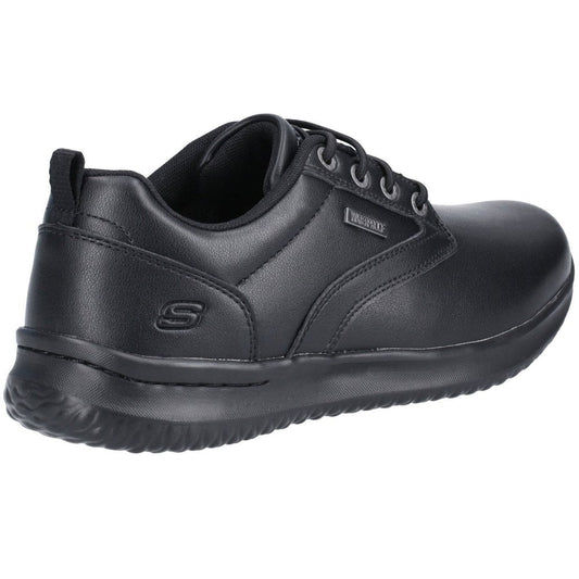 SKECHERS MENS DELSON 3.0 GLAVINE - BLACK
