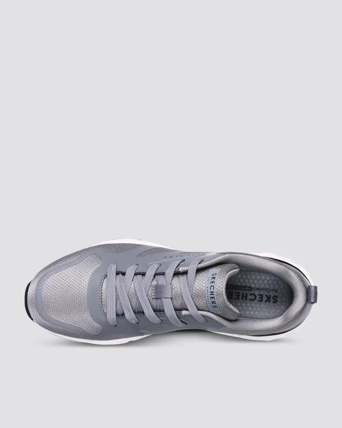 SKECHERS MENS TRES-AIR UNO REVOLUTION-AIRY - GREY