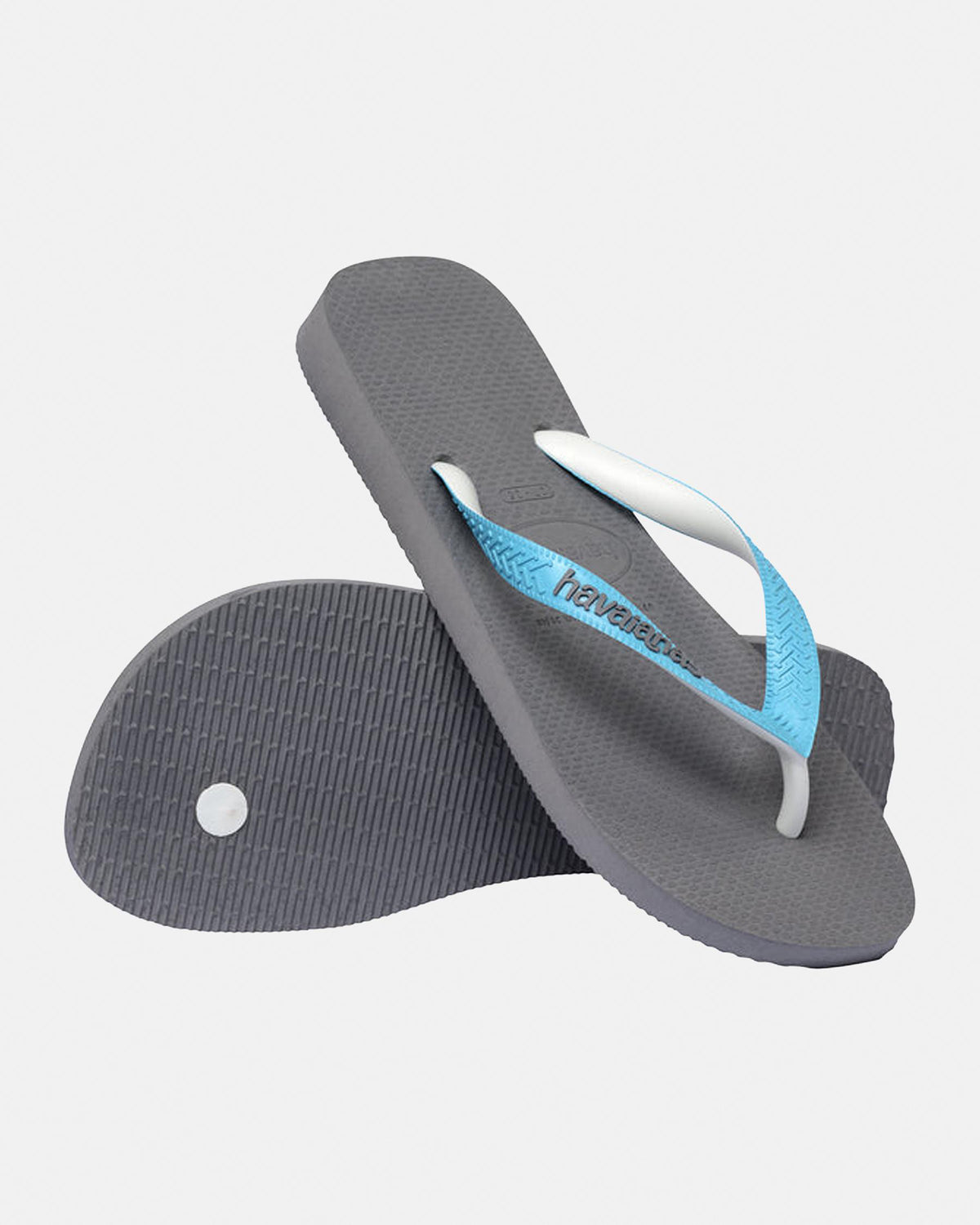 HAVAIANAS TOP MIX - STEEL GREY/BRILLIANT BLUE