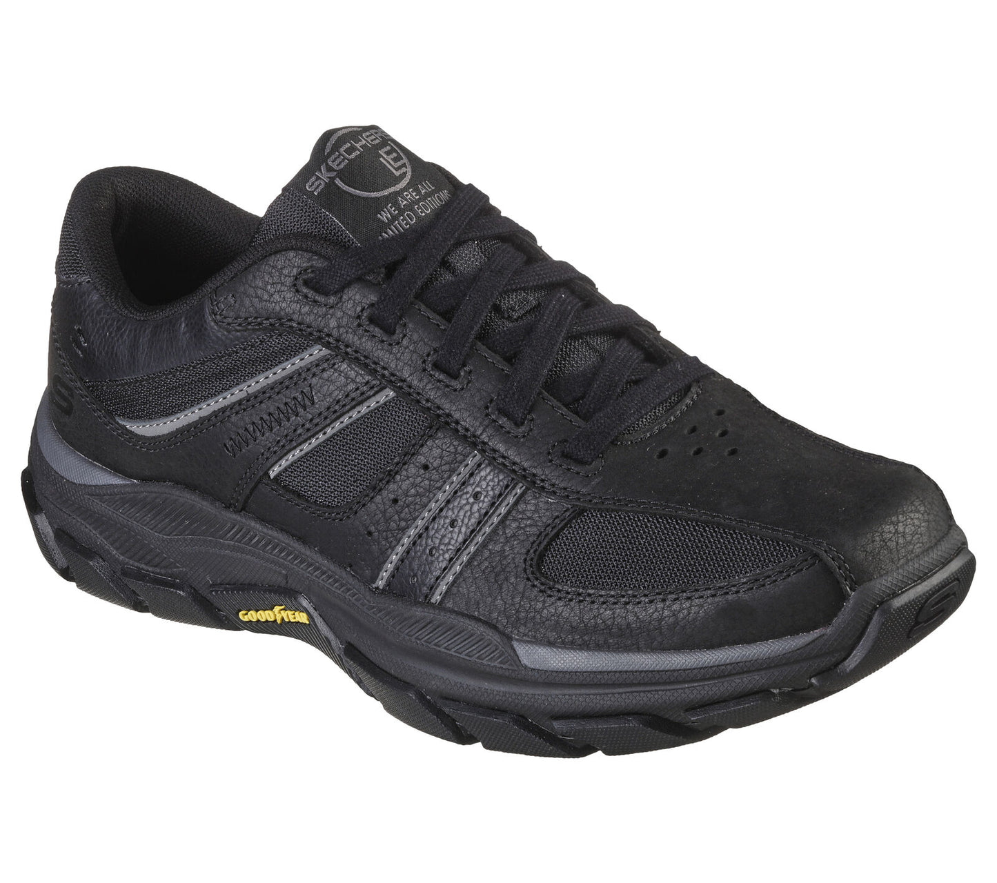 SKECHERS MENS RESPECTED EDGEMERE - BLACK