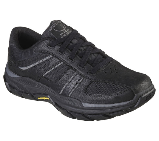 SKECHERS MENS RESPECTED EDGEMERE - BLACK