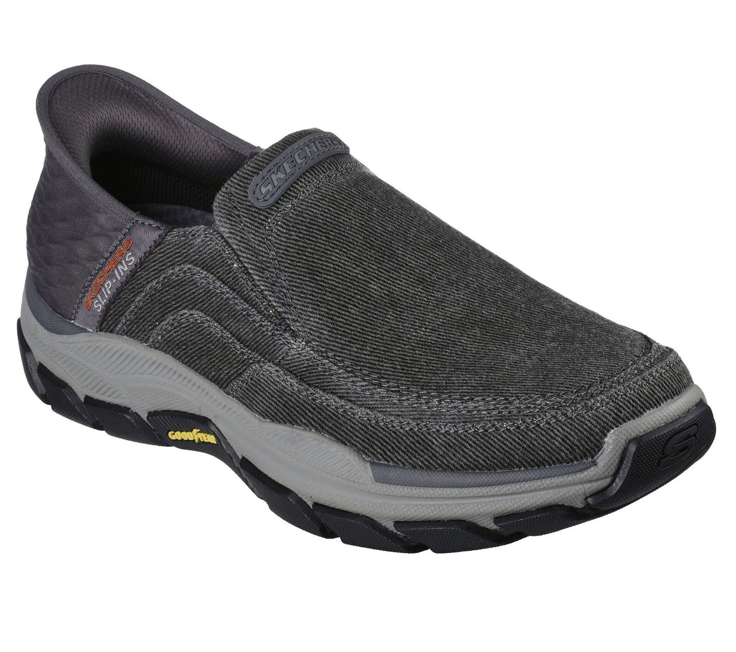 SKECHERS MENS RESPECTED HOLMGREN - CHARCOAL