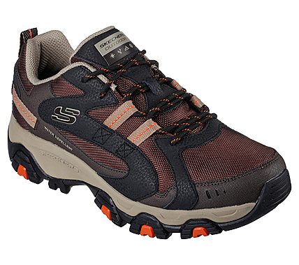 SKECHERS MENS TERRABITE TRAILBORN - BROWN/ORANGE