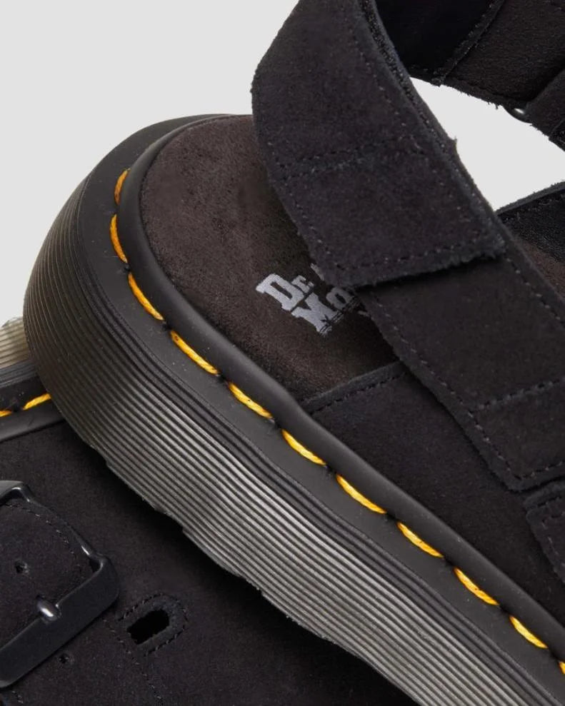 DR MARTENS JORGE II SUEDE - BLACK