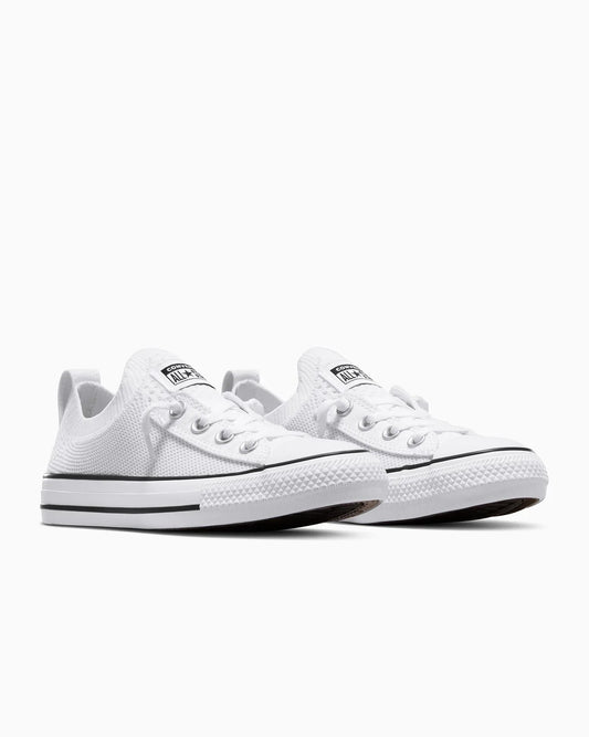 CONVERSE WOMENS Chuck Taylor All Star Shoreline Knit Slip Low Top - White
