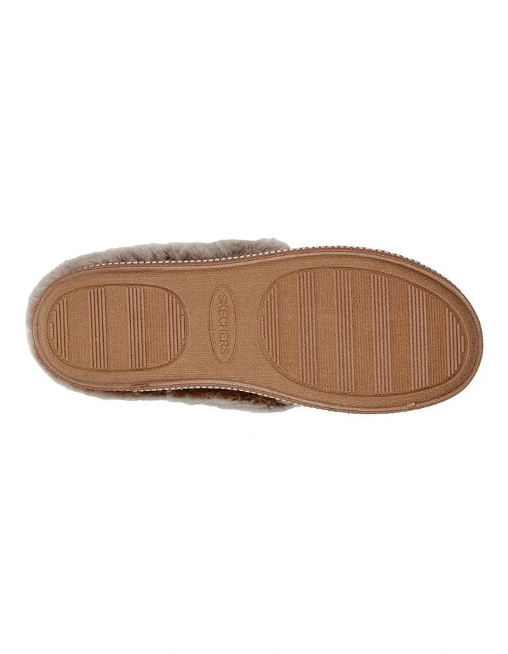 SKECHERS WOMENS CAMPFIRE LOVELY LIFE - CHESTNUT