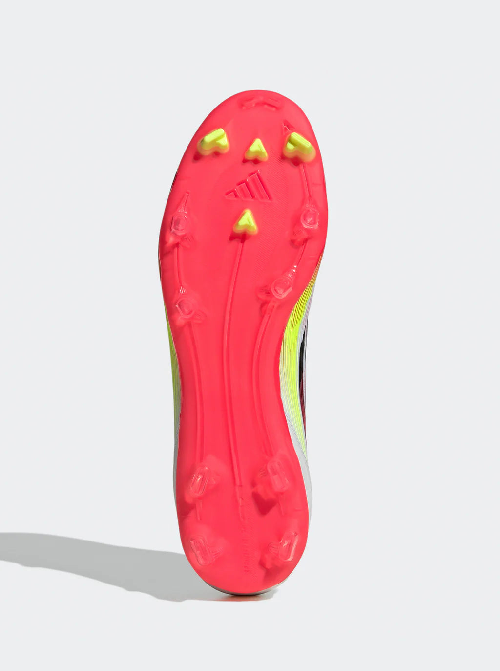 ADIDAS F50 Club Firm/Multi-Ground Boots - Cloud White / Core Black / Solar Yellow