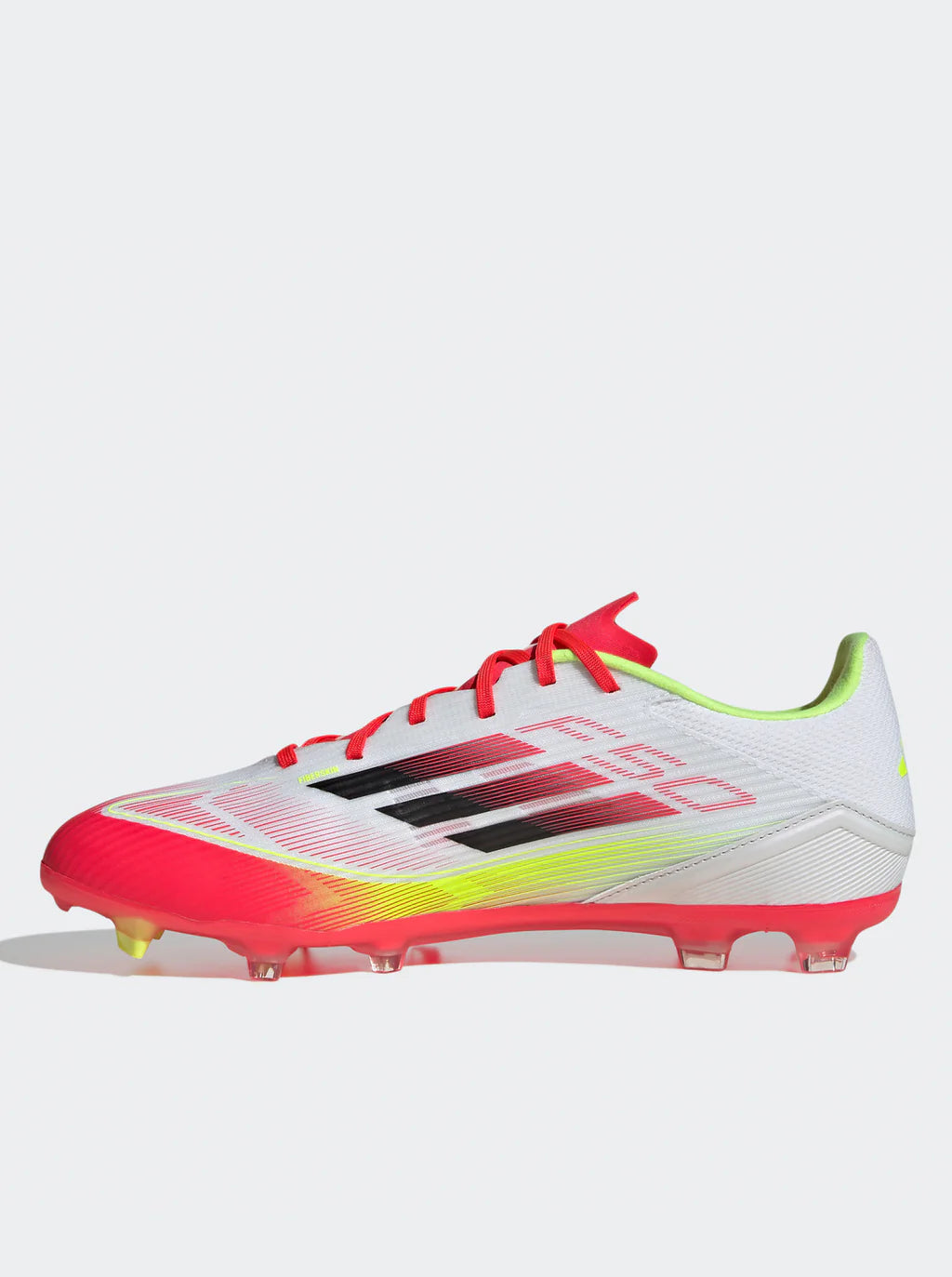 ADIDAS F50 Club Firm/Multi-Ground Boots - Cloud White / Core Black / Solar Yellow
