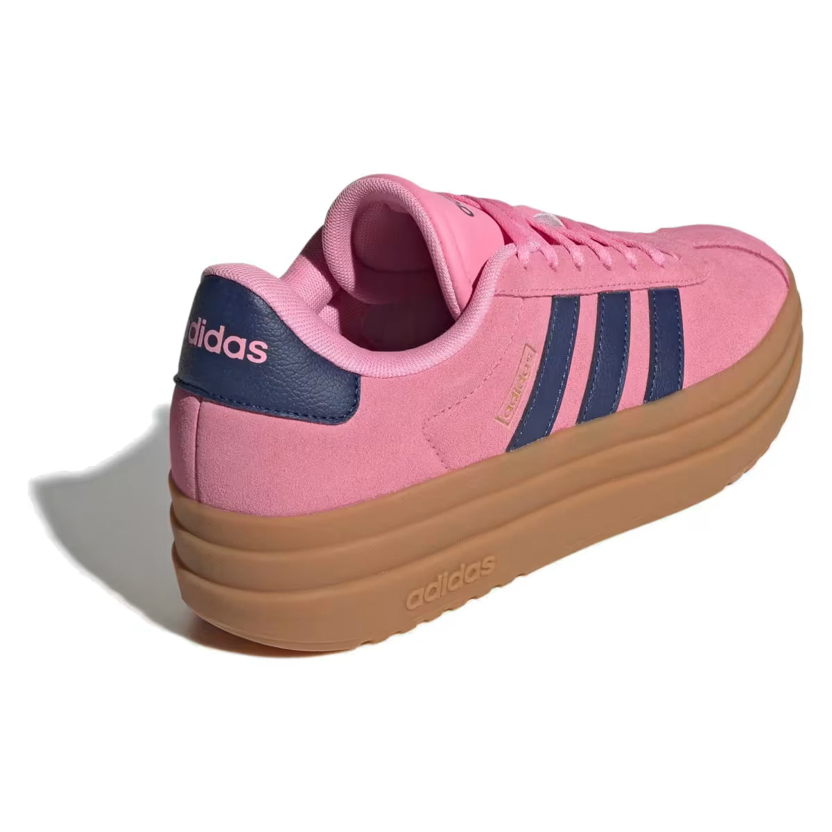 ADIDAS WOMENS VL COURT BOLD - Bliss Pink / Dark Blue / Gold Metallic