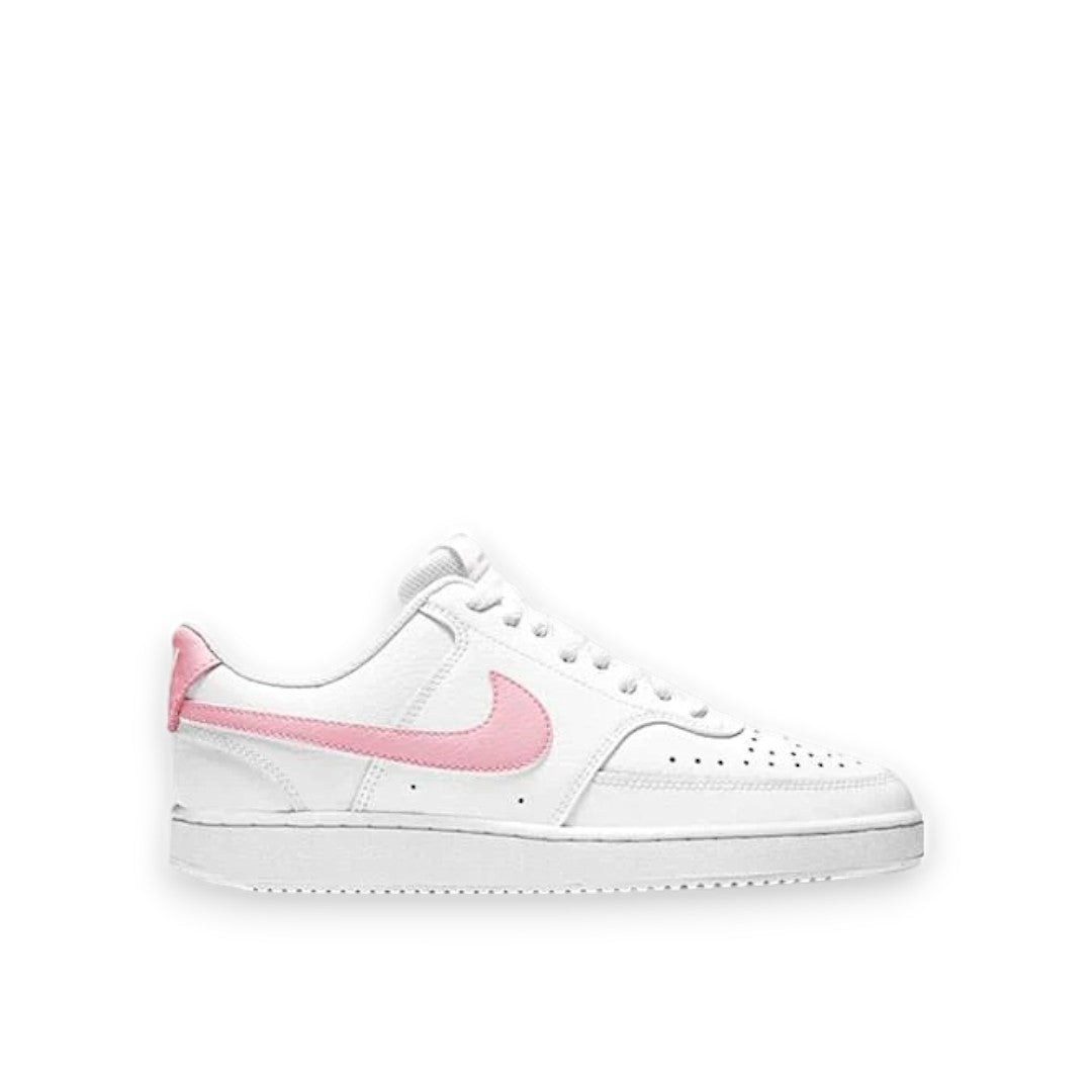 NIKE WOMENS COURT VISION LO - WHITE/PINK OXFORD
