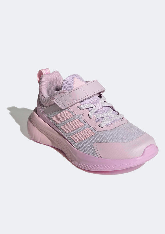 ADIDAS KIDS FORTARUN 4.0 ELASTIC LACE - Ice Lavender / Clear Pink / Bliss Lilac