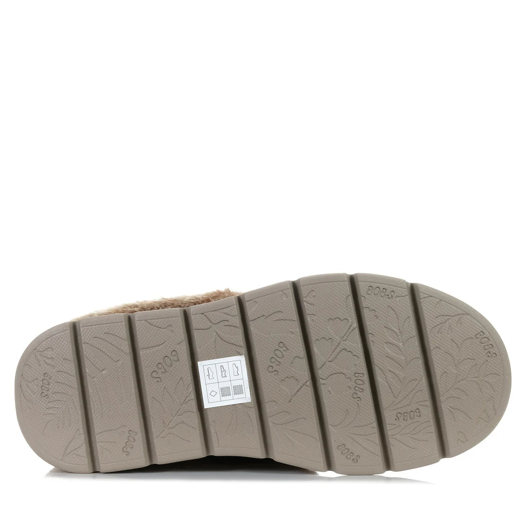 SKECHERS BOBS WOMENS KEEPSAKES LITE COZY BLEND - CHESTNUT