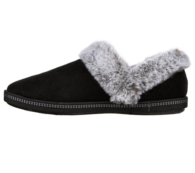 SKECHERS WOMENS COZY CAMPFIRE FRESH TOAST - BLACK