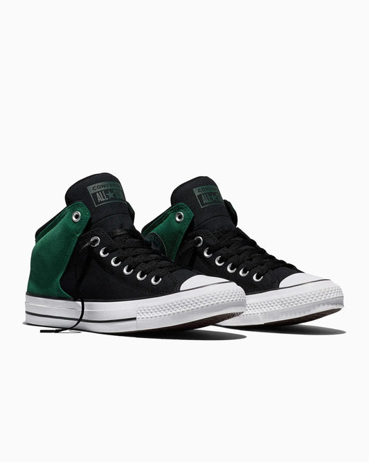 CONVERSE CHUCK TAYLOR ALL STAR HIGH STREET MID - BLACK/CREEPING FOREST/WHITE
