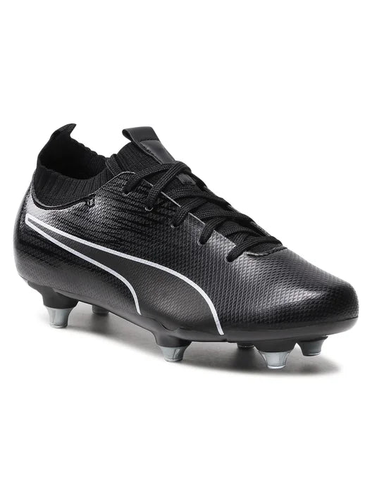 ADIDAS KIDS EVOKNIT FOOTBALL II SOLID GROUND - BLACK/SILVER