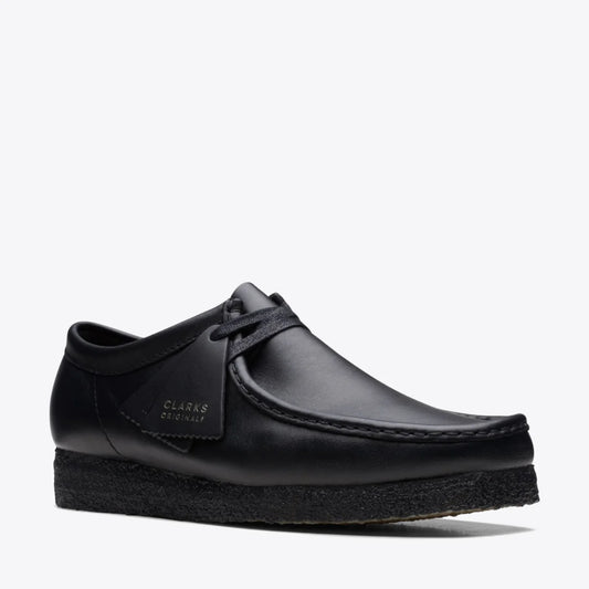 CLARKS WALLABEE BOOT - BLACK