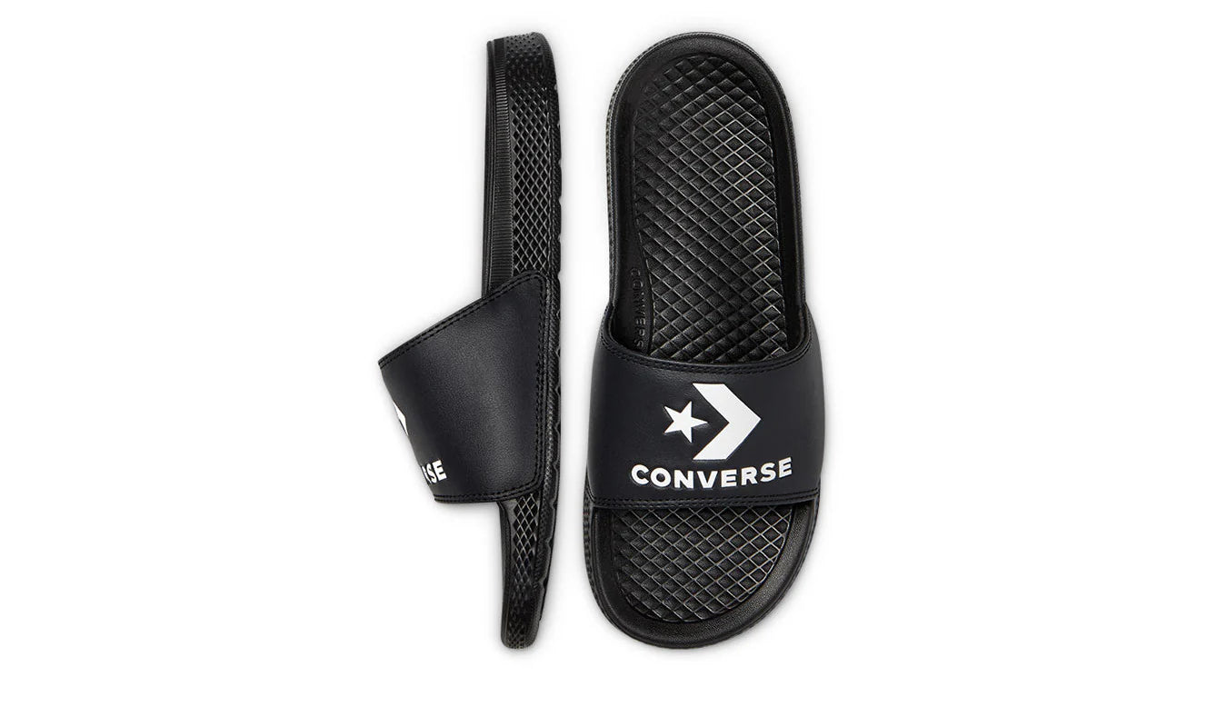 CONVERSE ALL STAR SLIDE - BLACK/WHITE