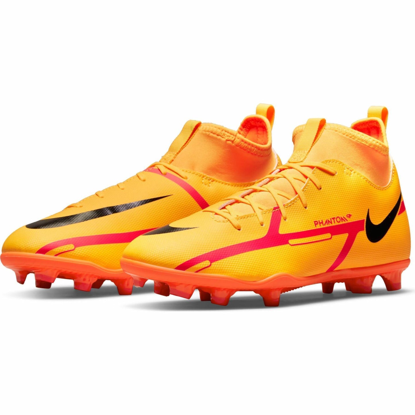 NIKE KIDS JR PHANTOM GT2 CLUB DF FG/MG - LASER ORANGE/BLACK