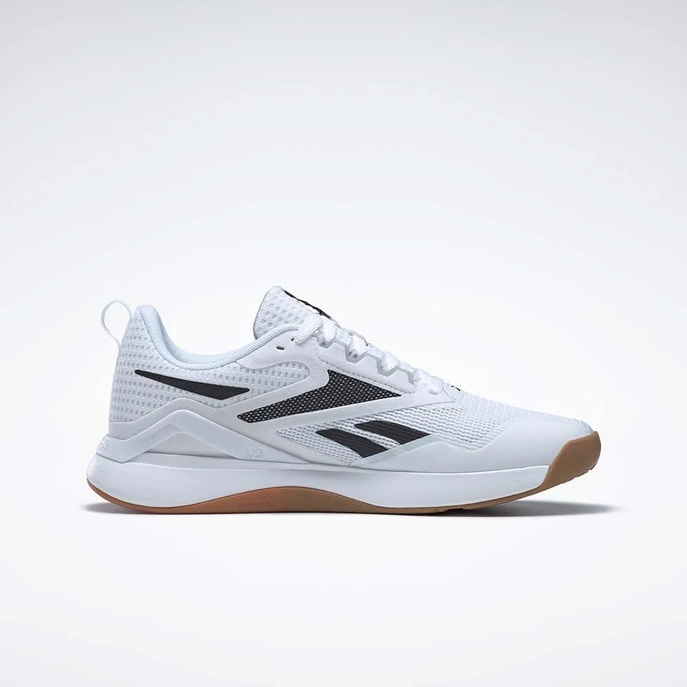 REEBOK MENS NANOFLEX TR 2.0 - WHITE/BLACK
