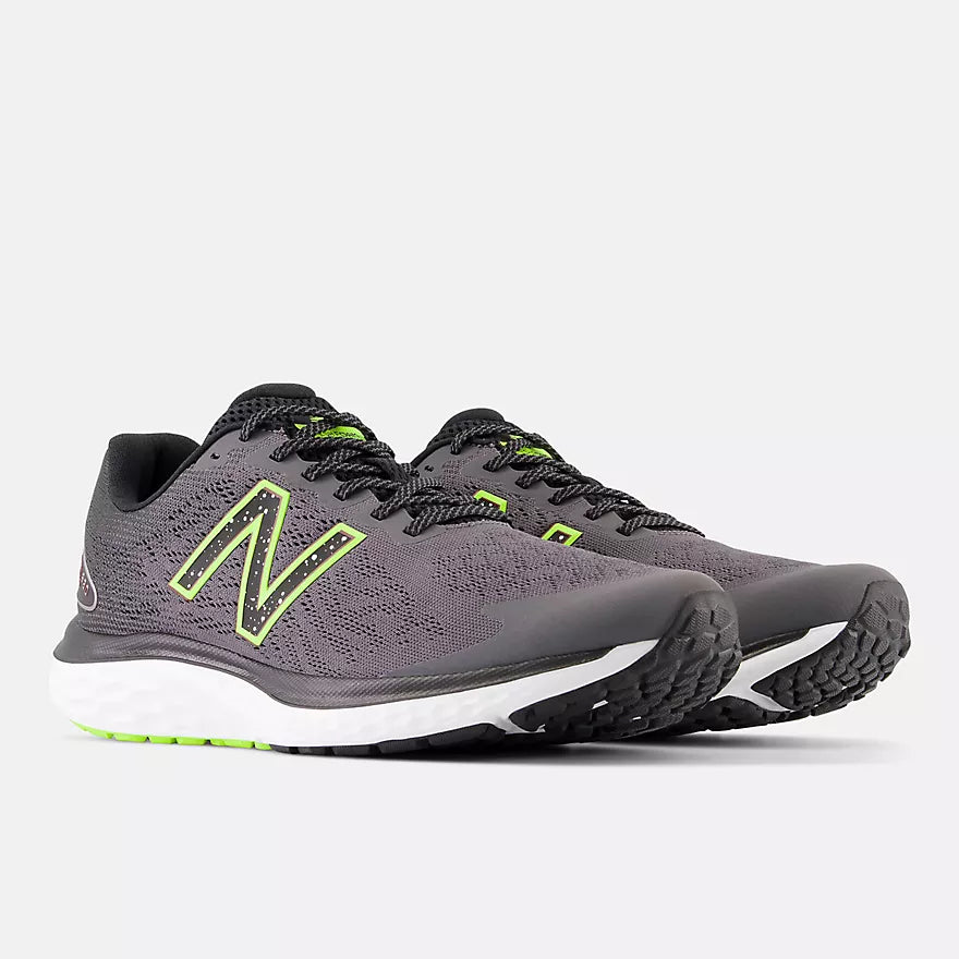 NEW BALANCE MENS FRESH FOAM 680v7 - Magnet/Black/Thirty watt