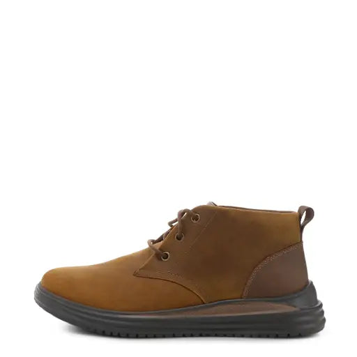 SKECHERS MENS PROVEN YERMO - DARK BROWN