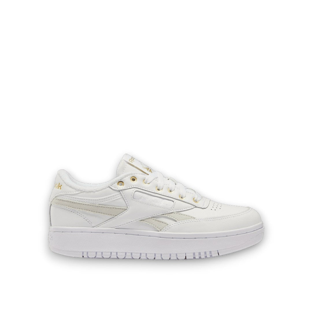 REEBOK Club C Double - Cloud White / Cloud White / Gold Metallic