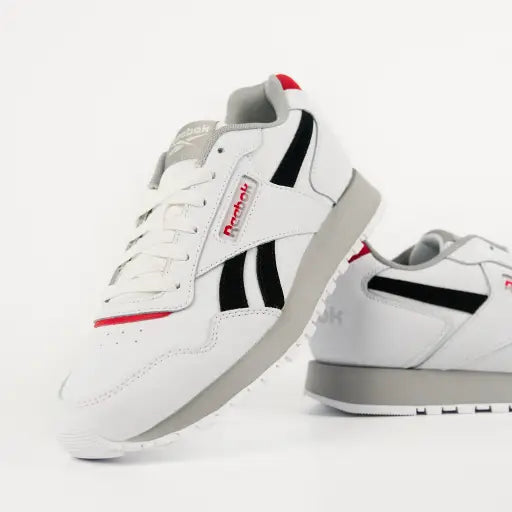REEBOK GLIDE - WHITE/GREY/RED