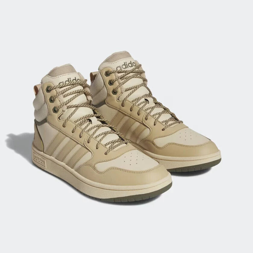 ADIDAS HOOPS 3.0 MID WTR - Magic Beige / Magic Beige / Sand Strata