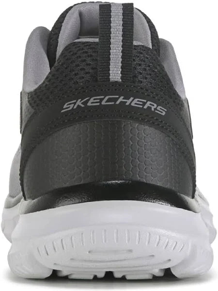 SKECHERS MENS TRACK BROADER - GRAY/BLACK