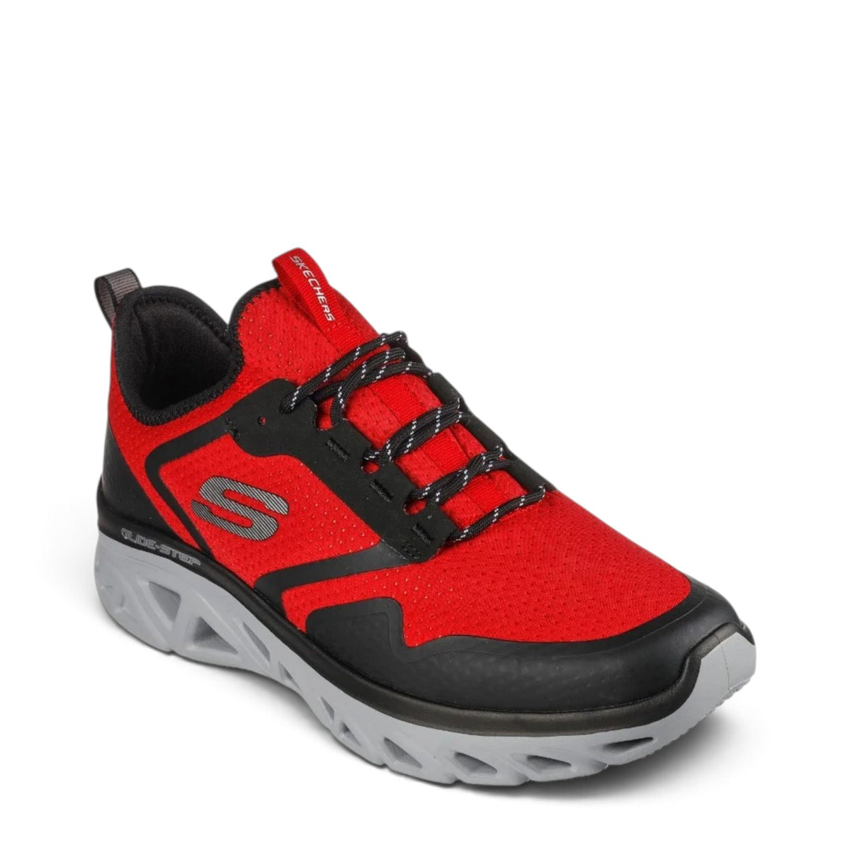 SKECHERS GLIDE STEP SPORT KRYTECH - BLACK/RED
