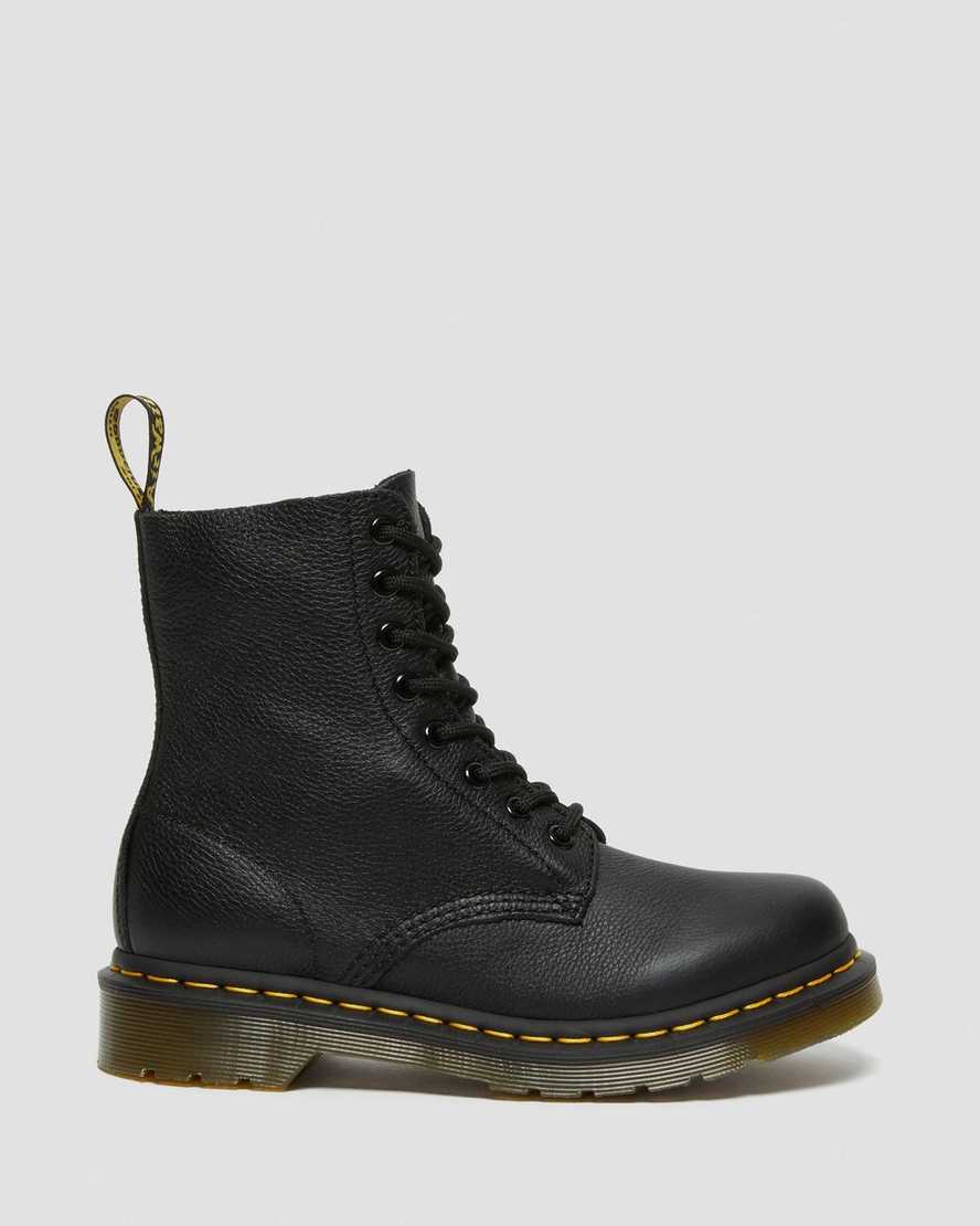 DR MARTENS 1460 PASCAL VIRGINIA LEATHER - BLACK