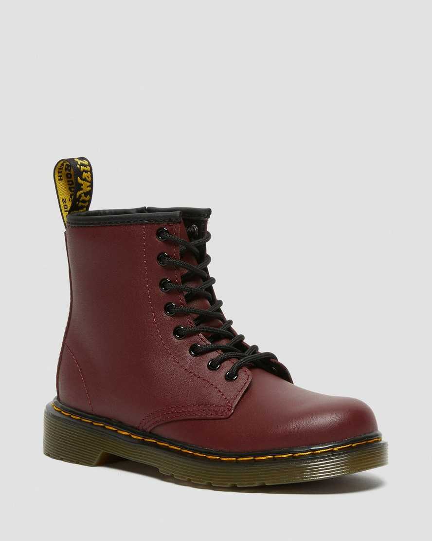 DR MARTENS KIDS DELANEY - CHERRY RED