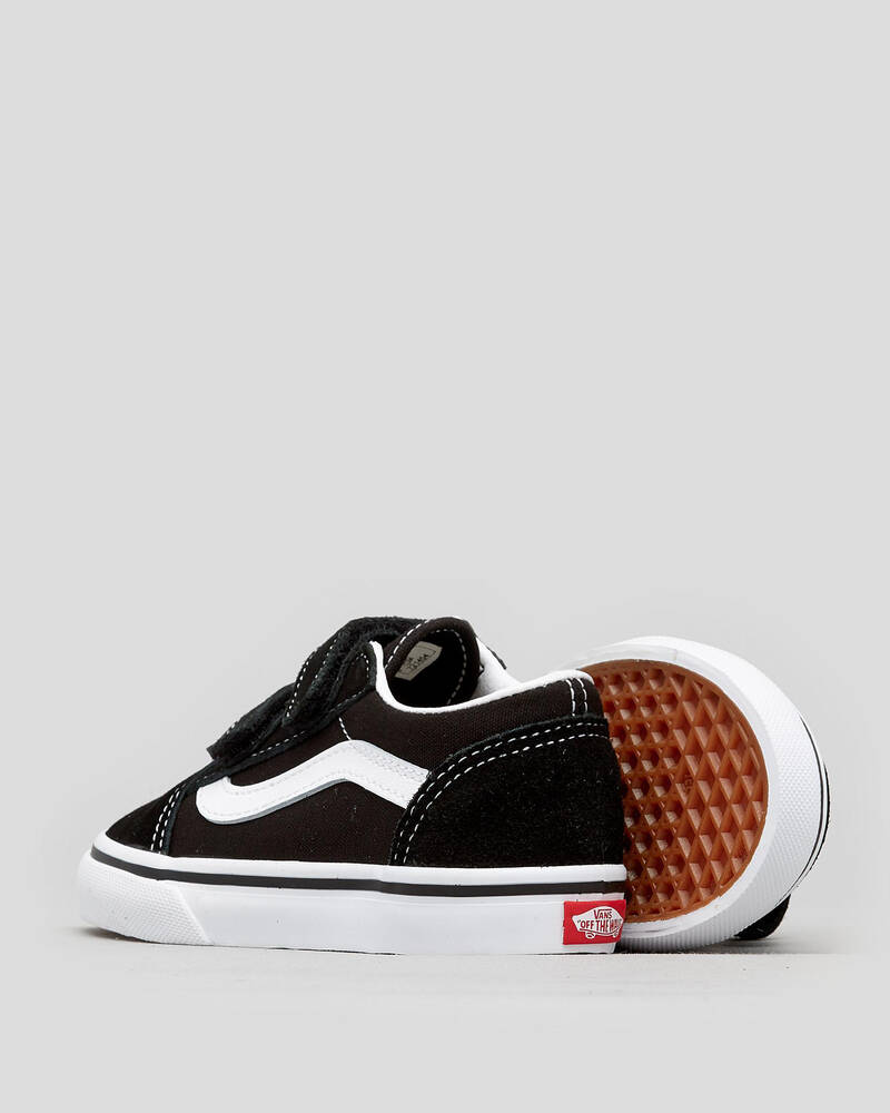 VANS KIDS OLD SKOOL V - BLACK/WHITE