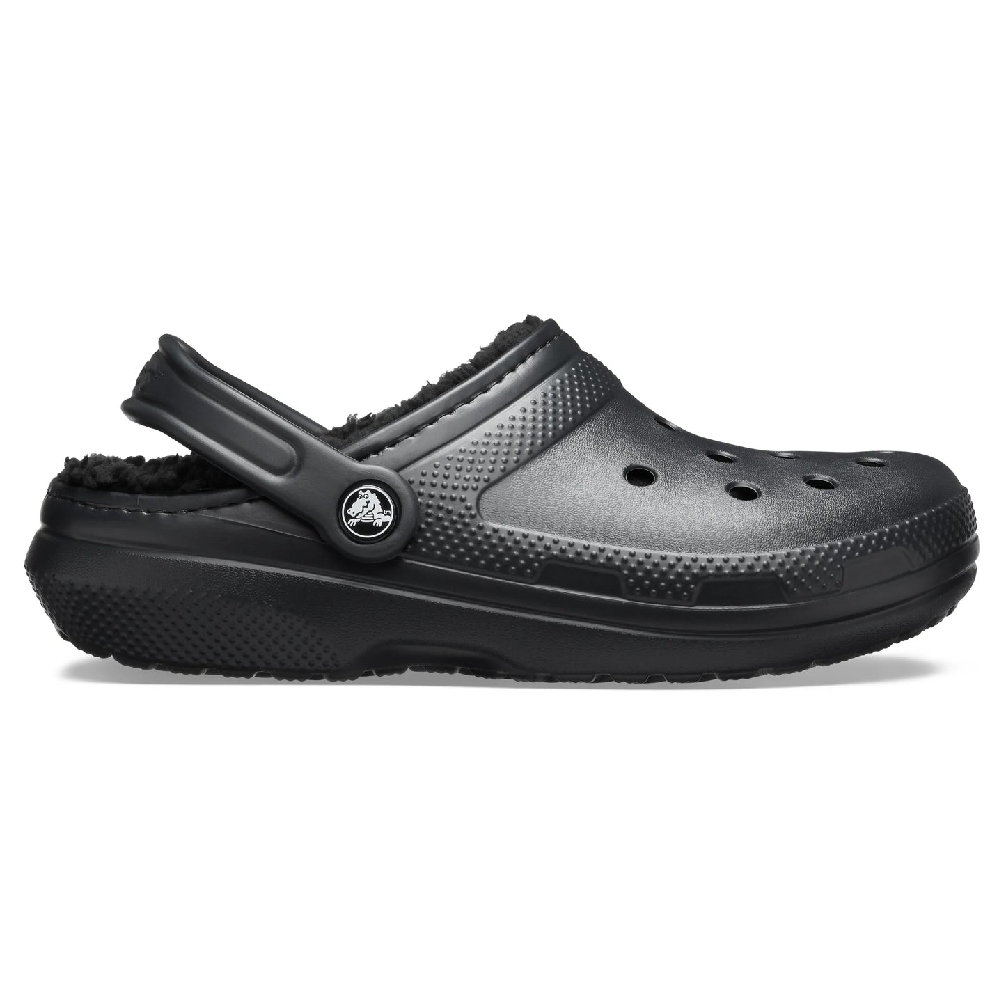 CROCS CLASSIC LINED CLOG - BLACK/BLACK