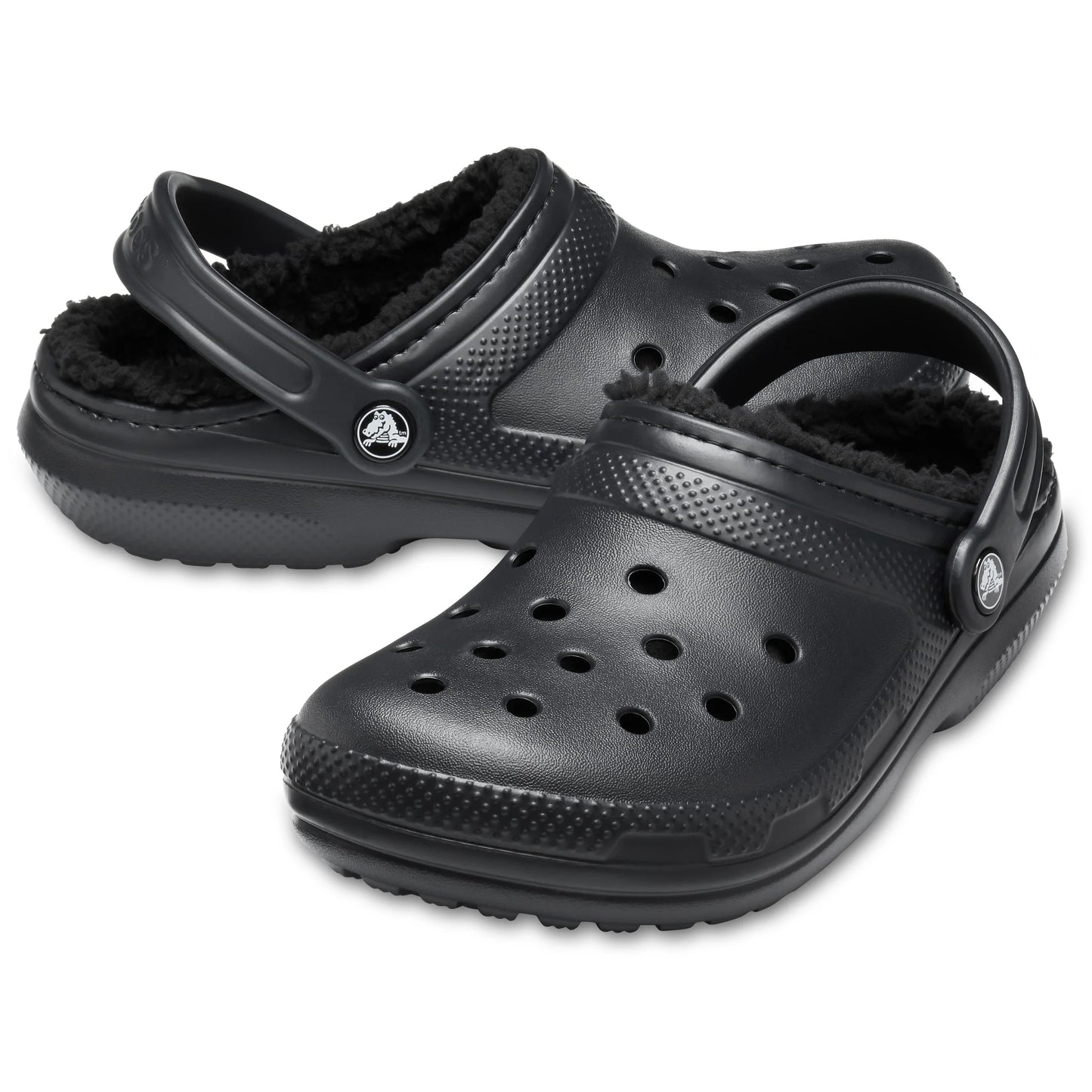 CROCS CLASSIC LINED CLOG - BLACK/BLACK