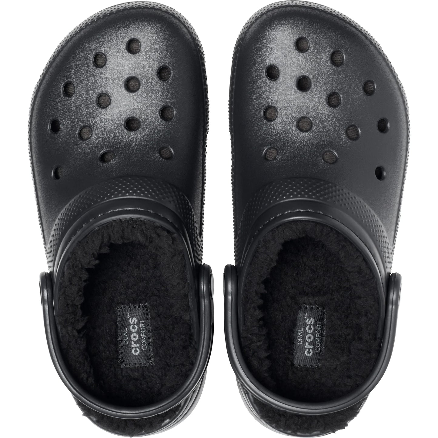 CROCS CLASSIC LINED CLOG - BLACK/BLACK