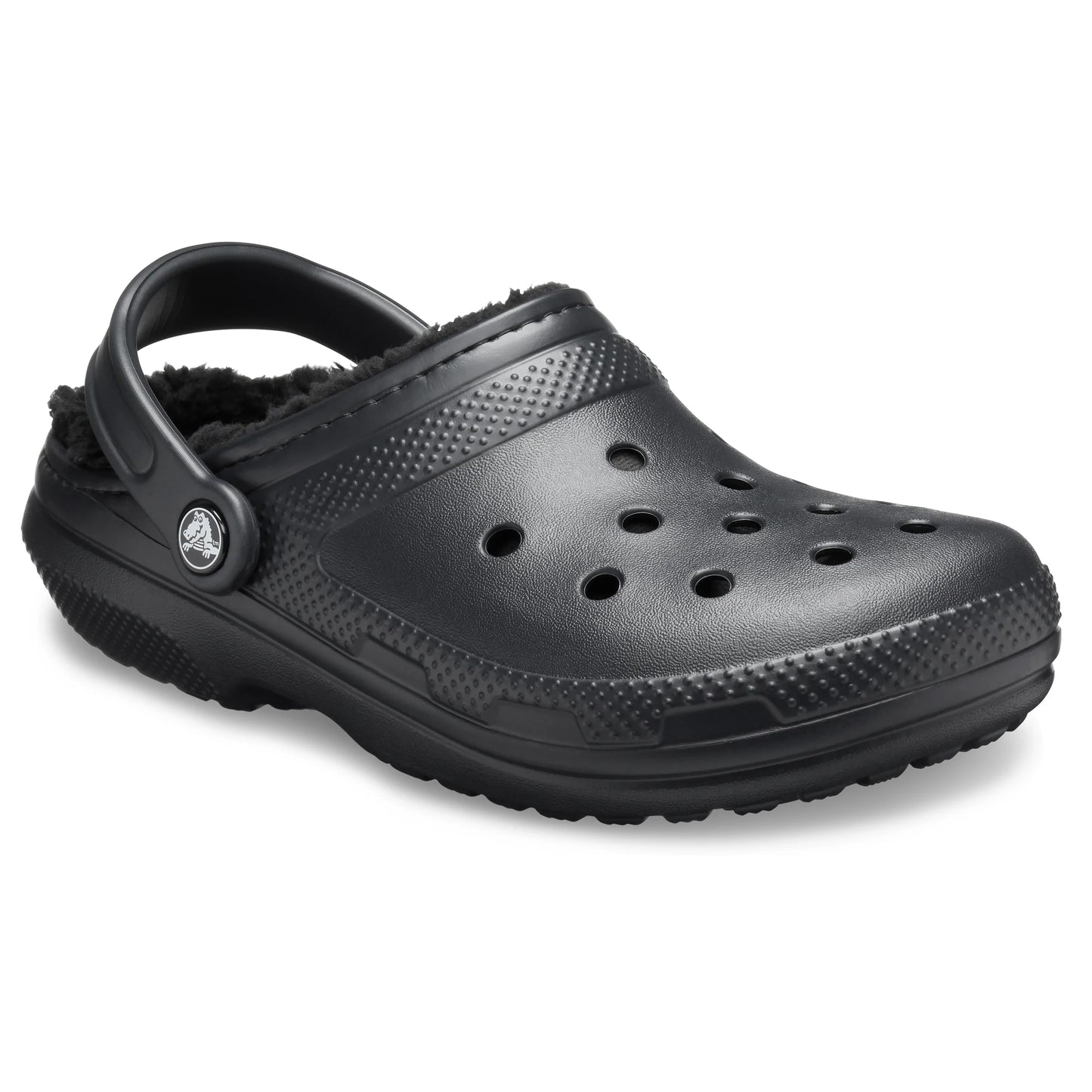 CROCS CLASSIC LINED CLOG - BLACK/BLACK