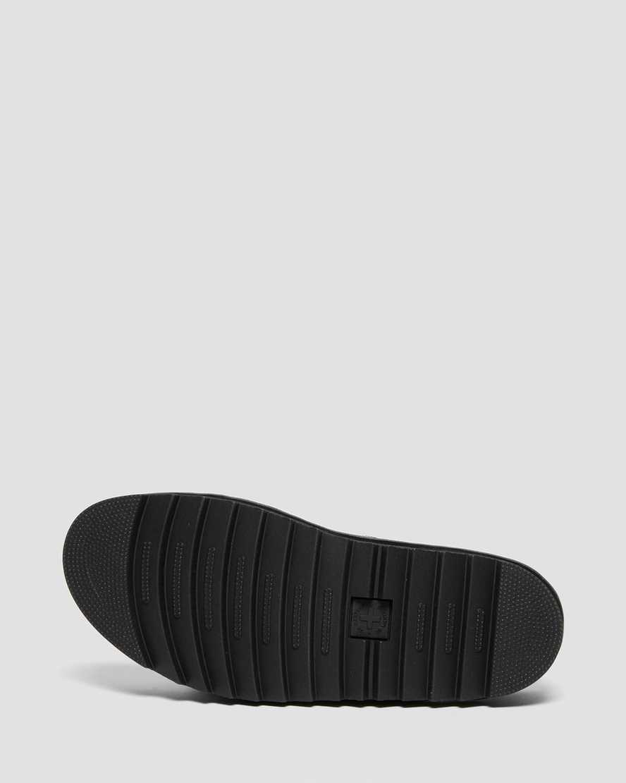 DR MARTENS MYLES SLIP ON SANDALS - BLACK BRANDO