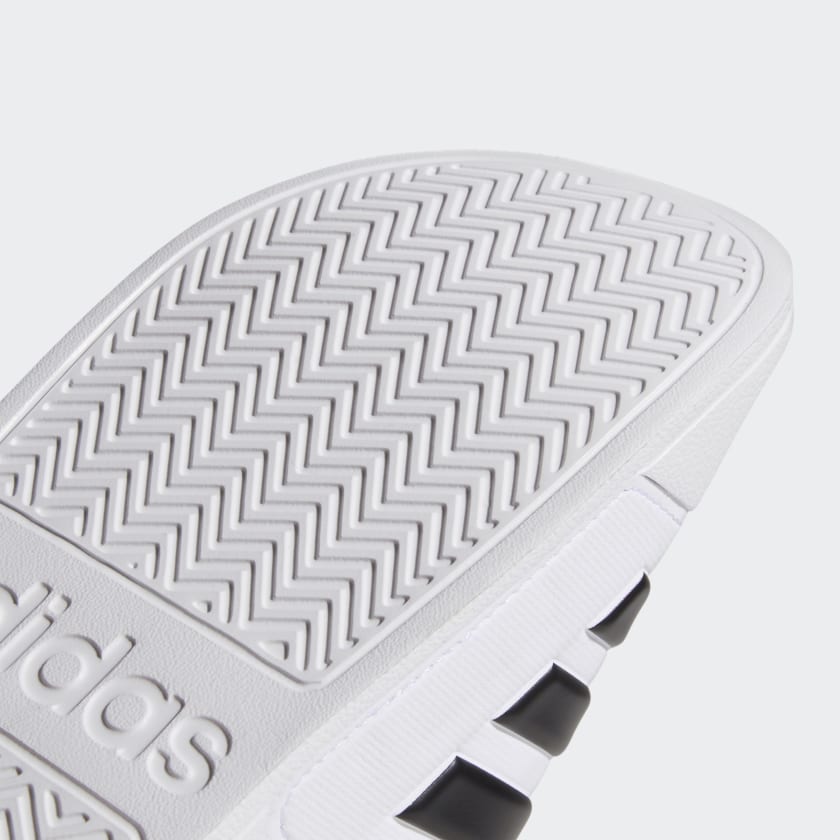 ADIDAS ADILETTE SHOWER SLIDES - Cloud White / Core Black / Cloud White