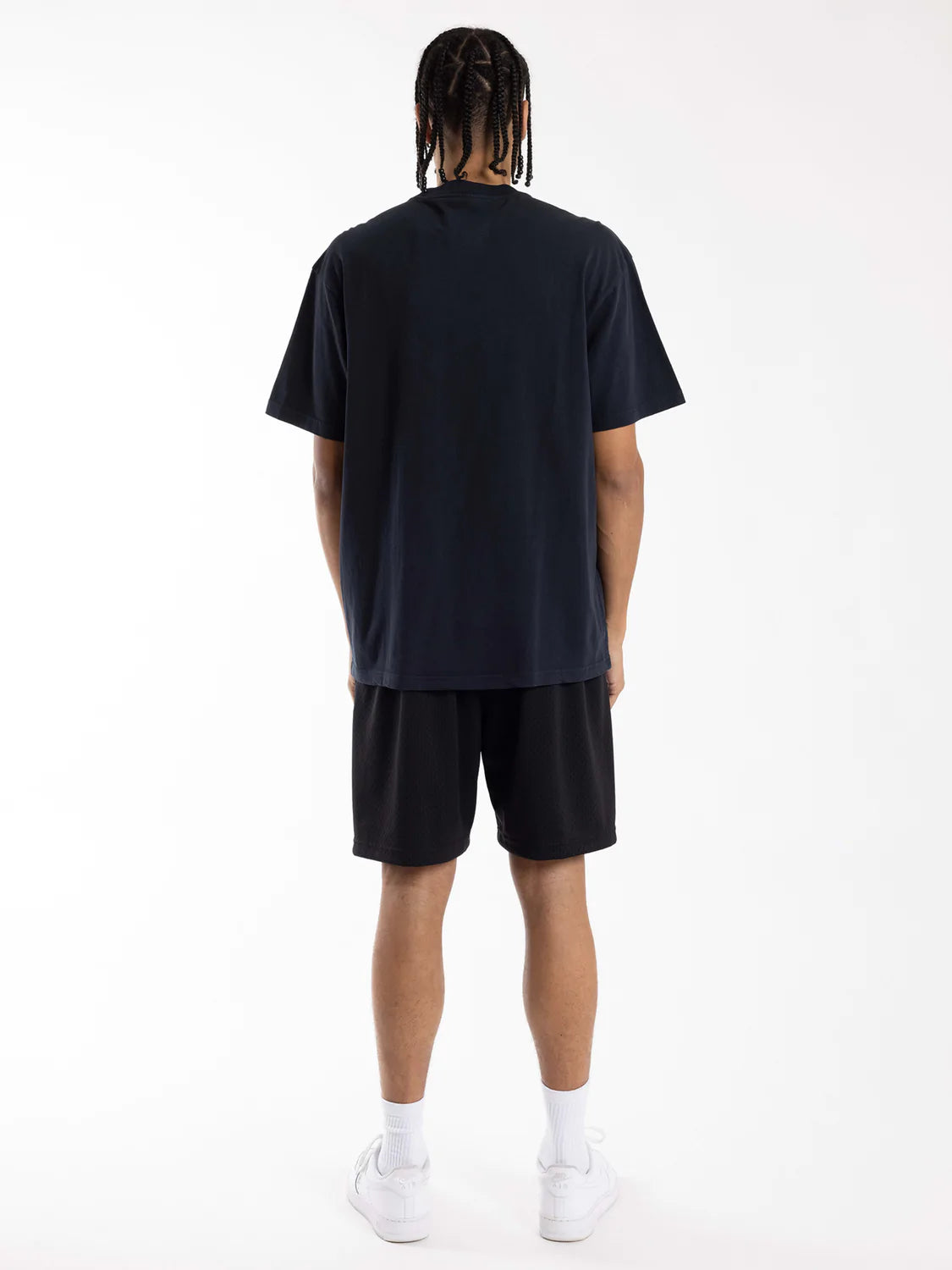 MITCHELL & NESS HOOP TEE LAKERS - VINTAGE BLACK