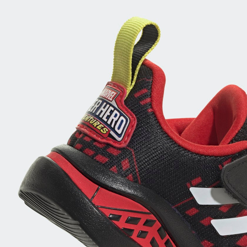 ADIDAS INFANT MARVEL SUPER HERO ADVENTURES FORTARUN - Core Black / Cloud White / Vivid Red