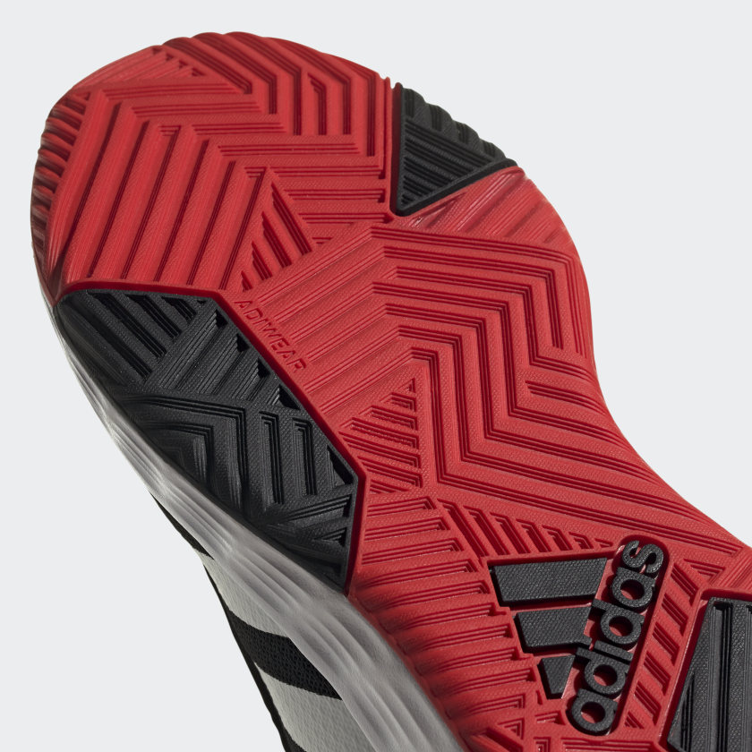 ADIDAS KIDS OWNTHEGAME 2.0 - Core Black / Cloud White / Vivid Red