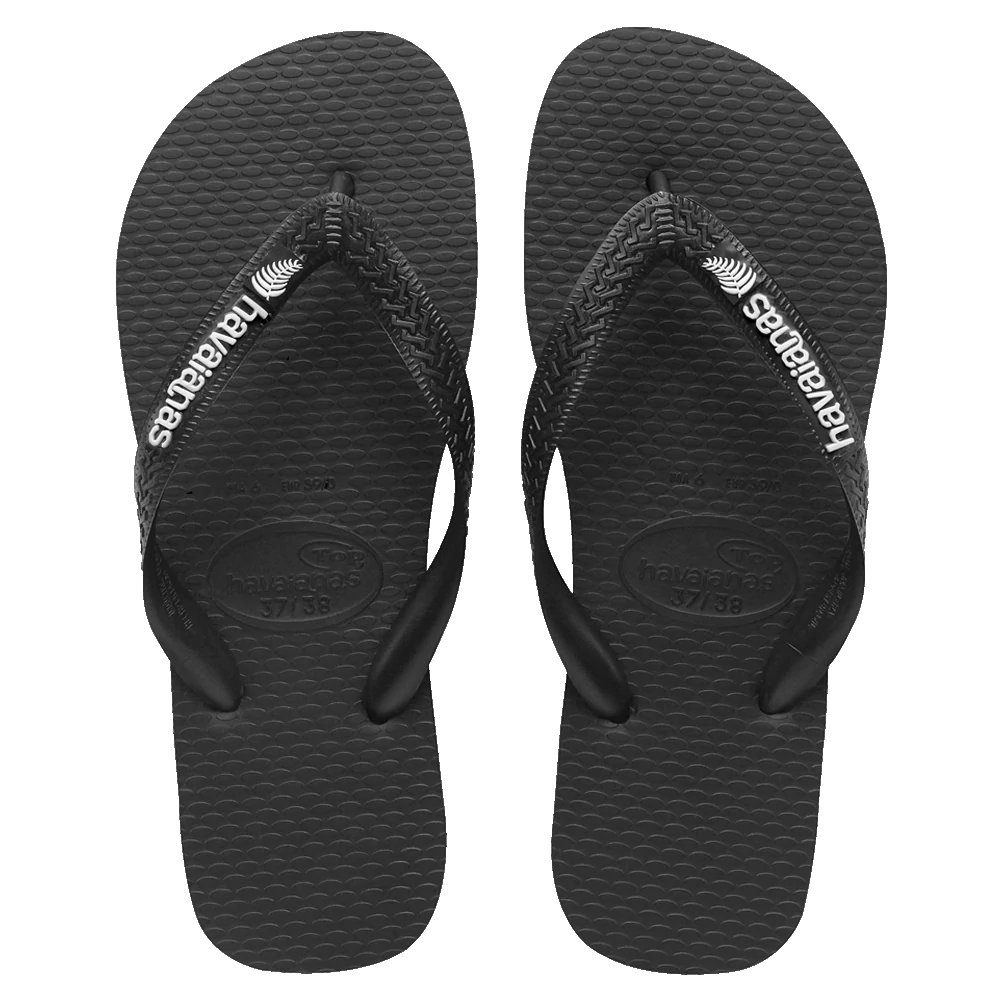 HAVAIANAS SILVER FERN - BLACK
