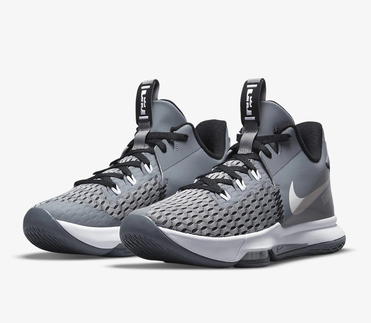 NIKE LEBRON WITNESS V - COOL GREY/WHITE-BLACK