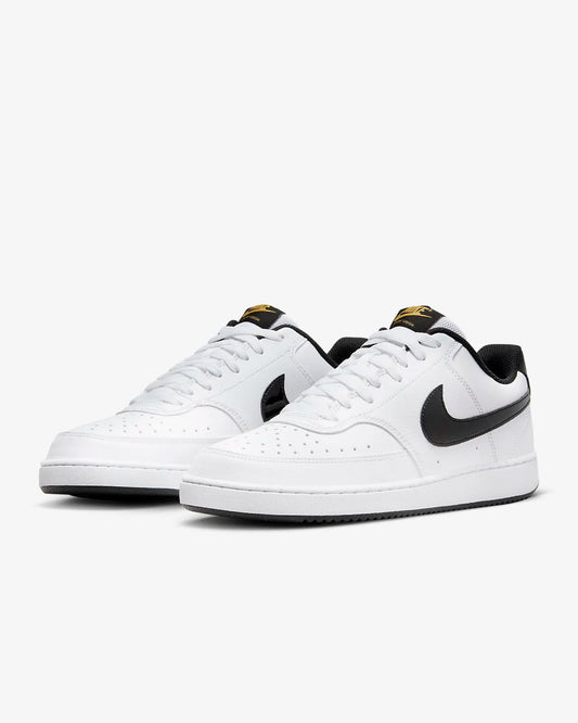 NIKE COURT VISION LO - WHITE/BLACK-METALLIC GOLD