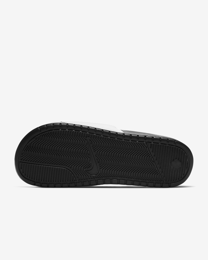 Nike Benassi JDI slides - white/black-black